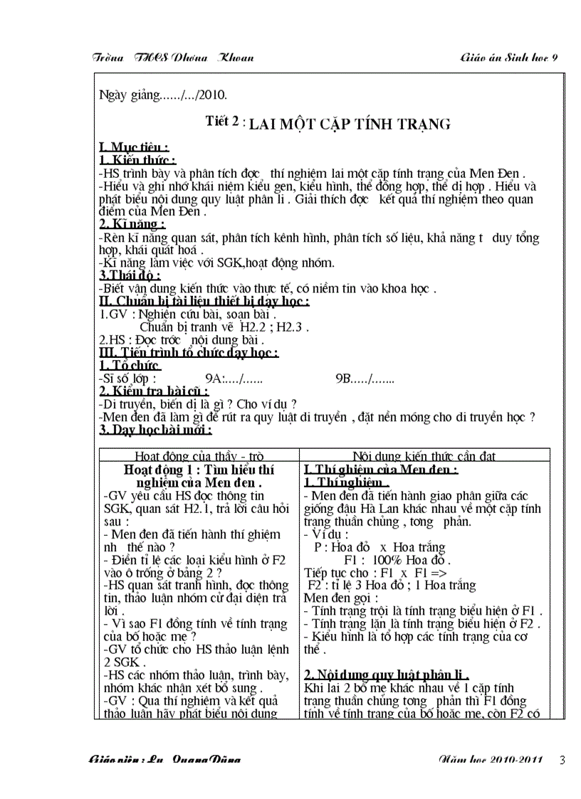 image for page Giao an sinh hoc 9 cn