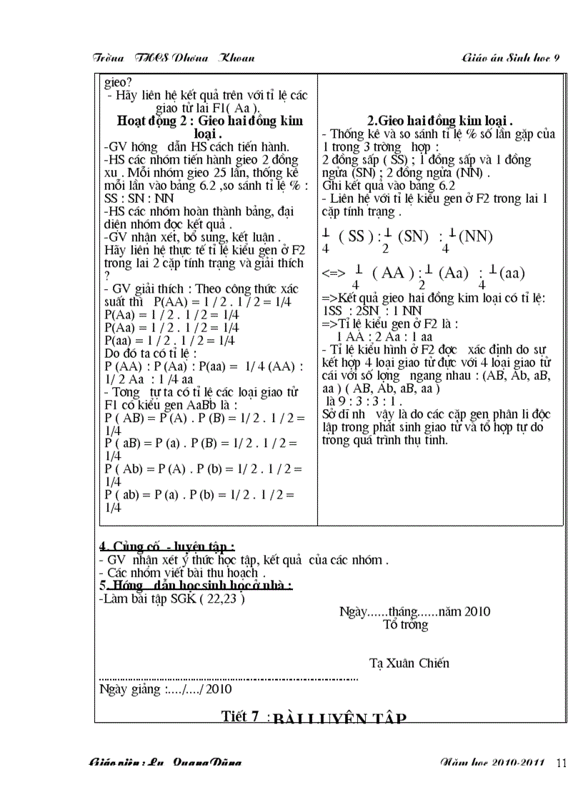 image for page Giao an sinh hoc 9 cn