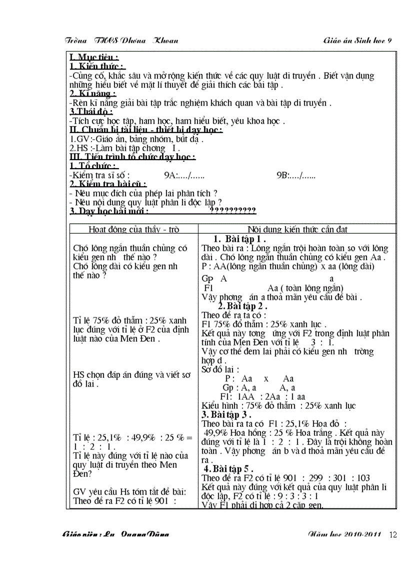 image for page Giao an sinh hoc 9 cn