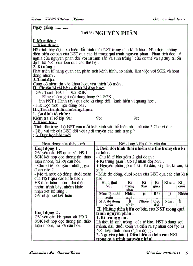 image for page Giao an sinh hoc 9 cn