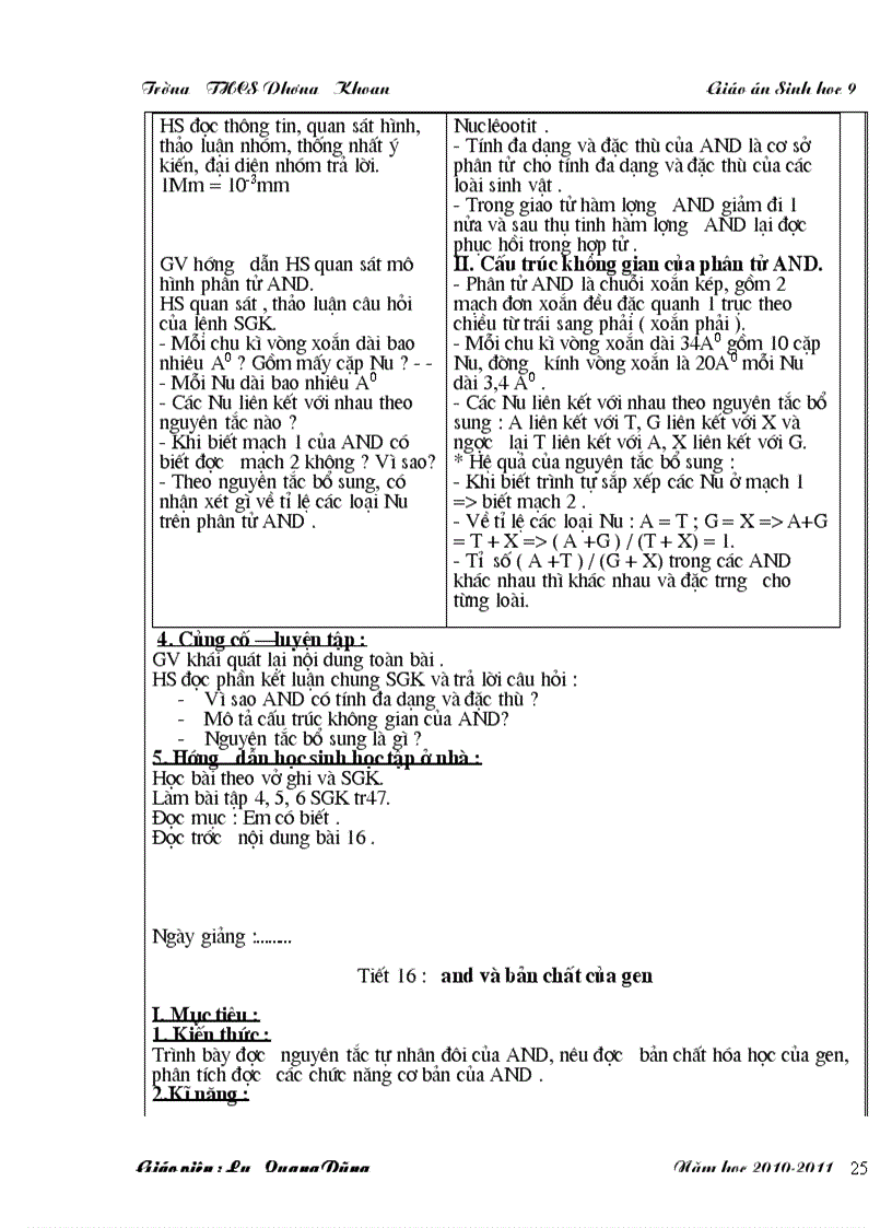 image for page Giao an sinh hoc 9 cn