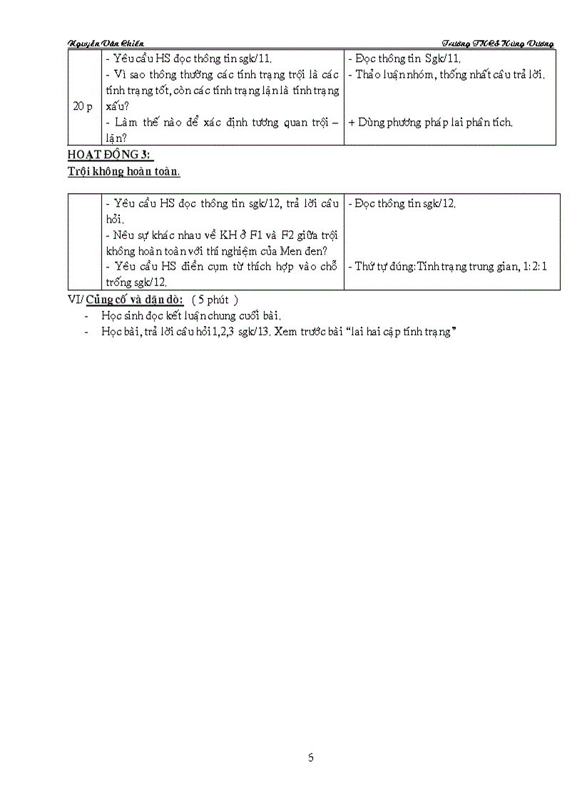 image for page Giáo án Sinh học 9 Đẹp đầy đủ
