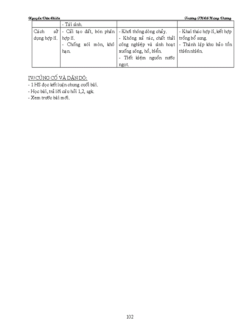 image for page Giáo án Sinh học 9 Đẹp đầy đủ