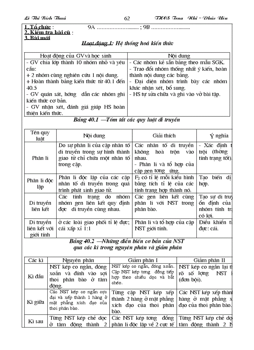 image for page Giao an sinh hoc lop 9 nam hoc 2009 2010