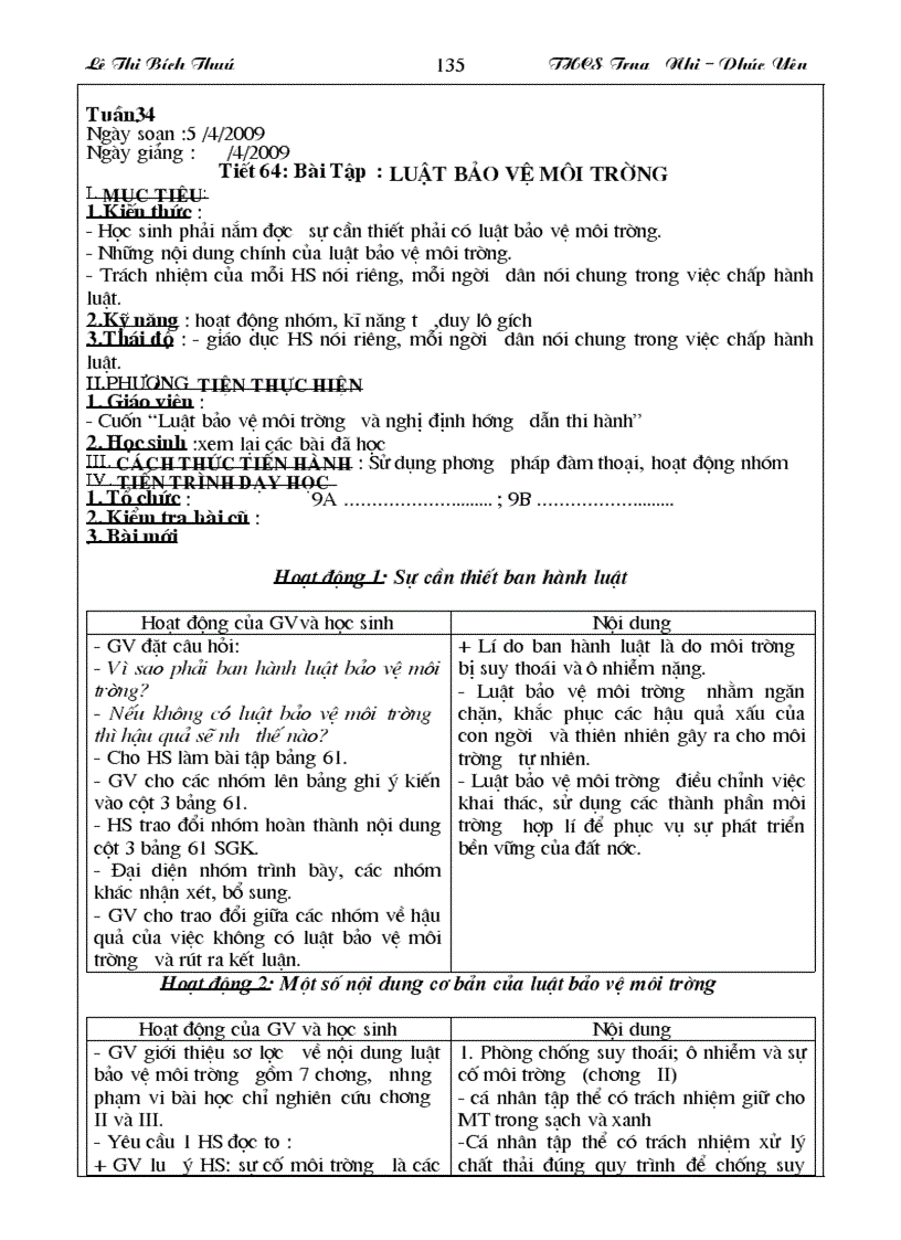 image for page Giao an sinh hoc lop 9 nam hoc 2009 2010