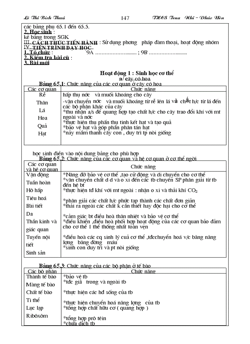 image for page Giao an sinh hoc lop 9 nam hoc 2009 2010