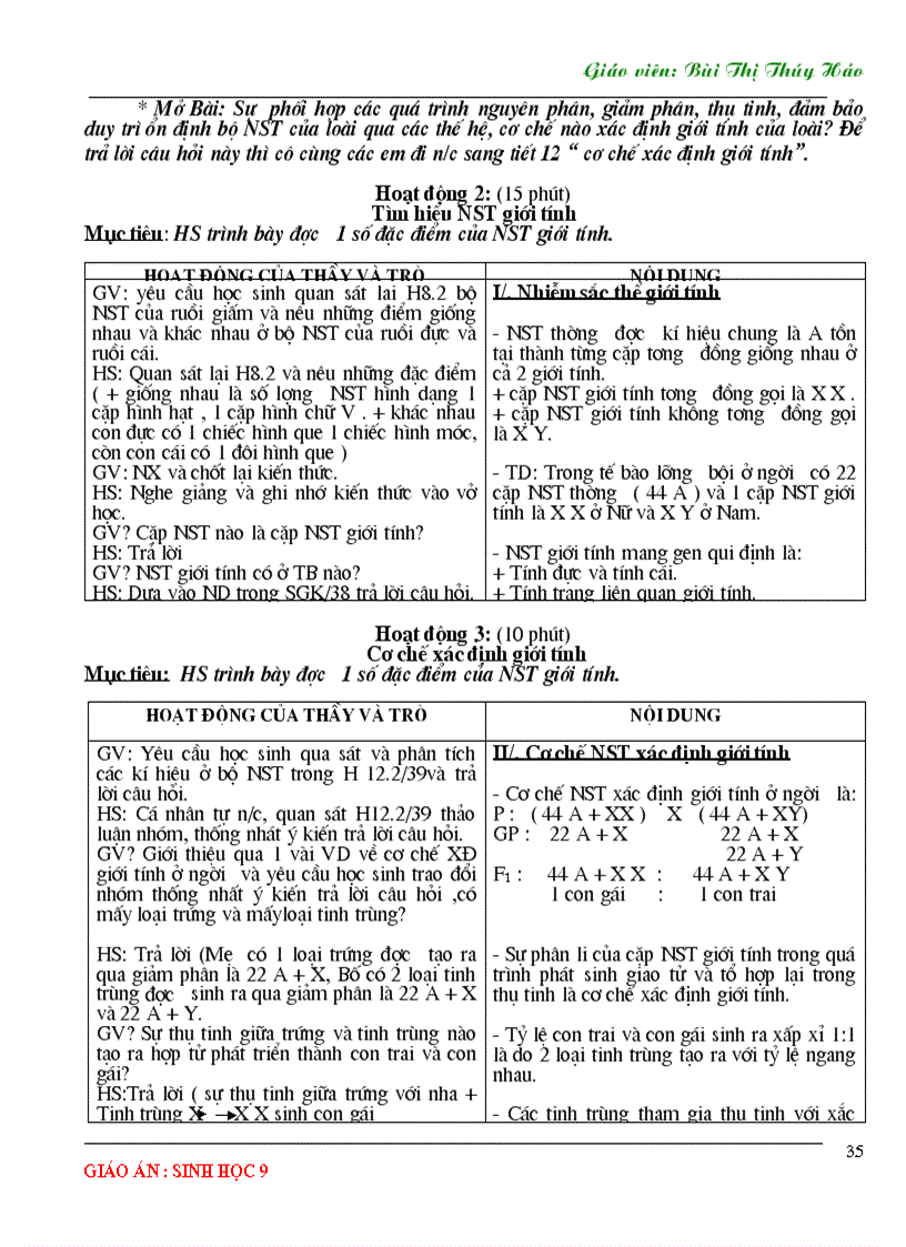 image for page Giáo án Sinh học lớp 9 Toàn tập