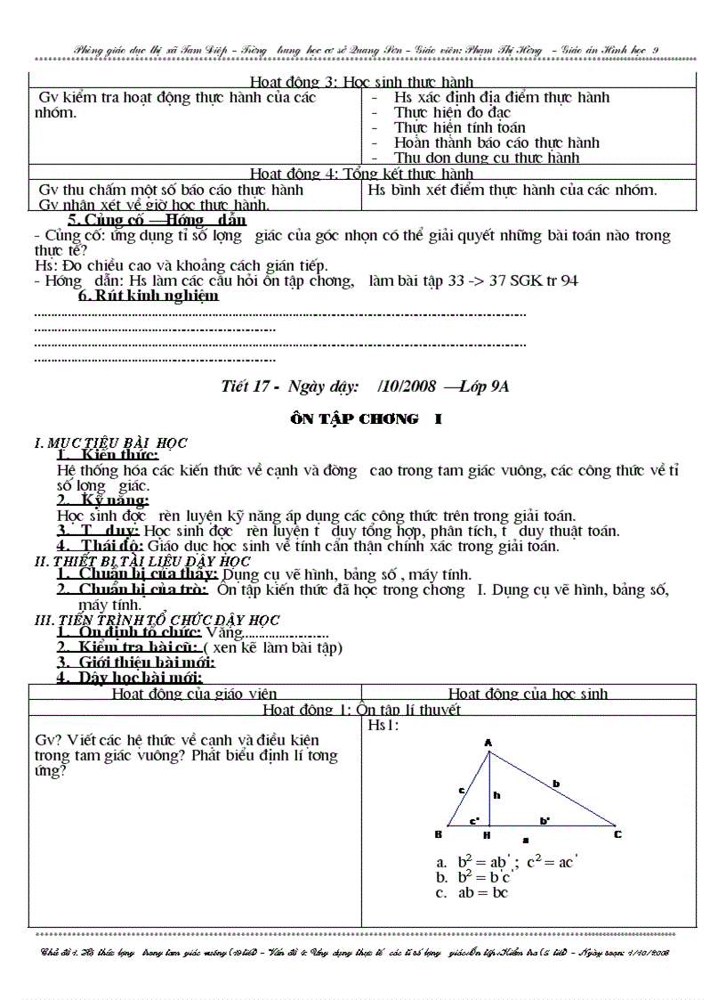 image for page Giáo án toán 9
