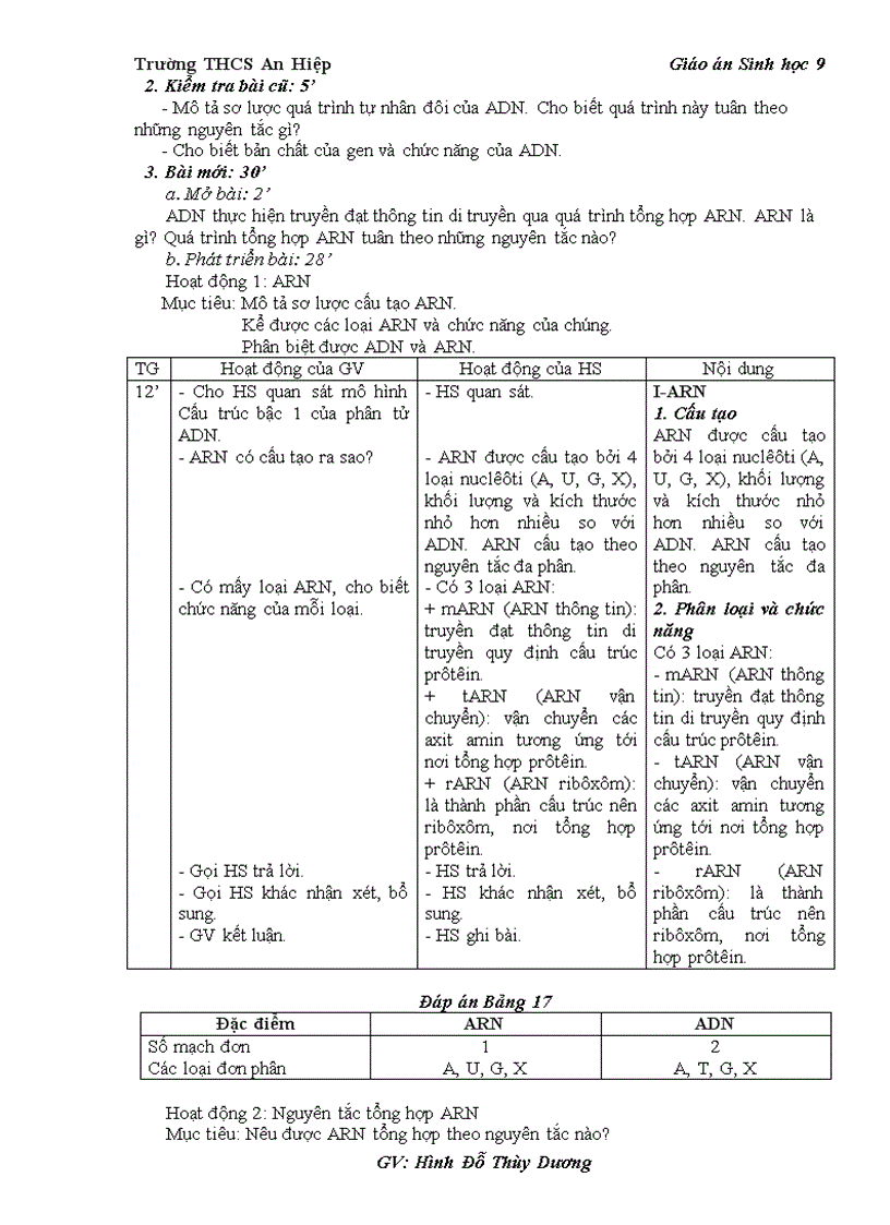 image for page Giáo án sinh 9 4 cột 1