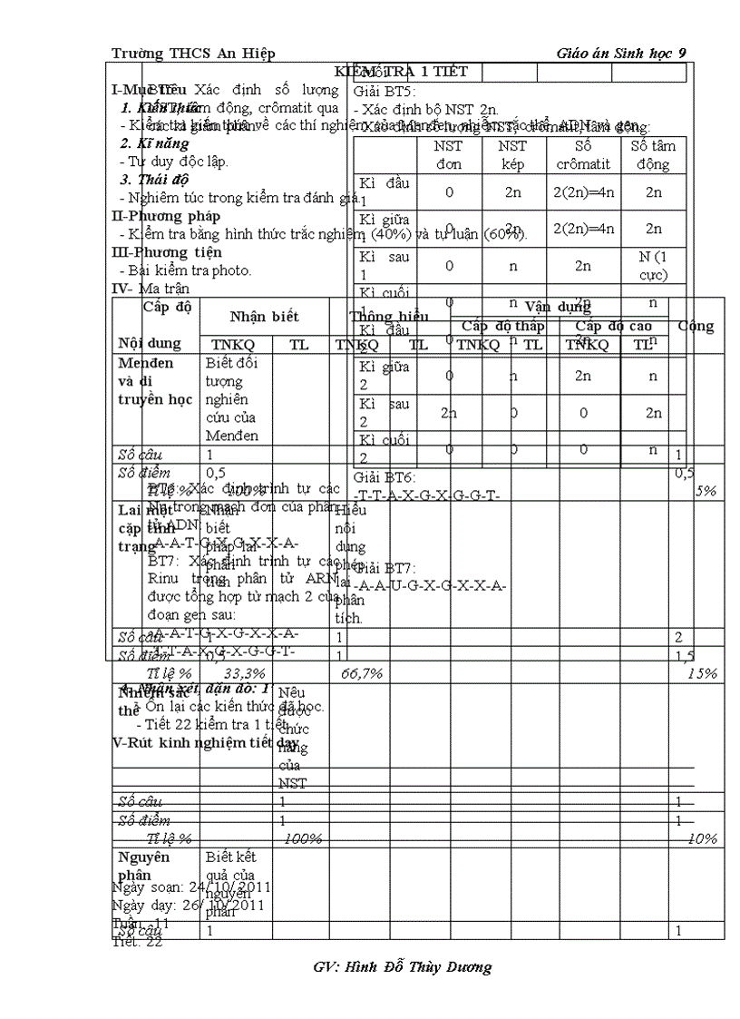 image for page Giáo án sinh 9 4 cột 1
