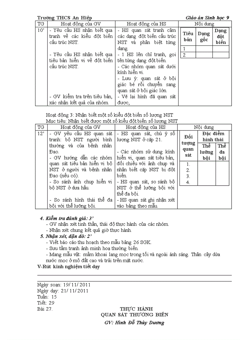 image for page Giáo án sinh 9 4 cột 1