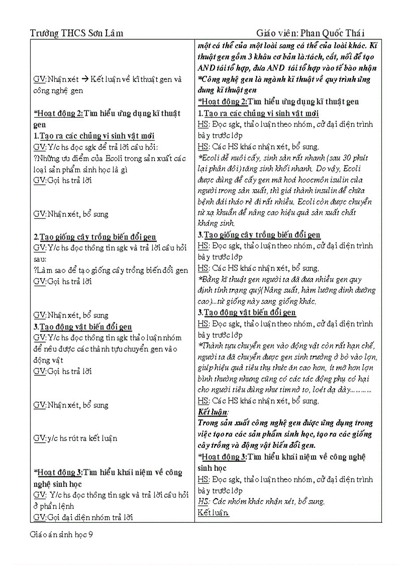 image for page Giáo án Sinh 9 HK1 1