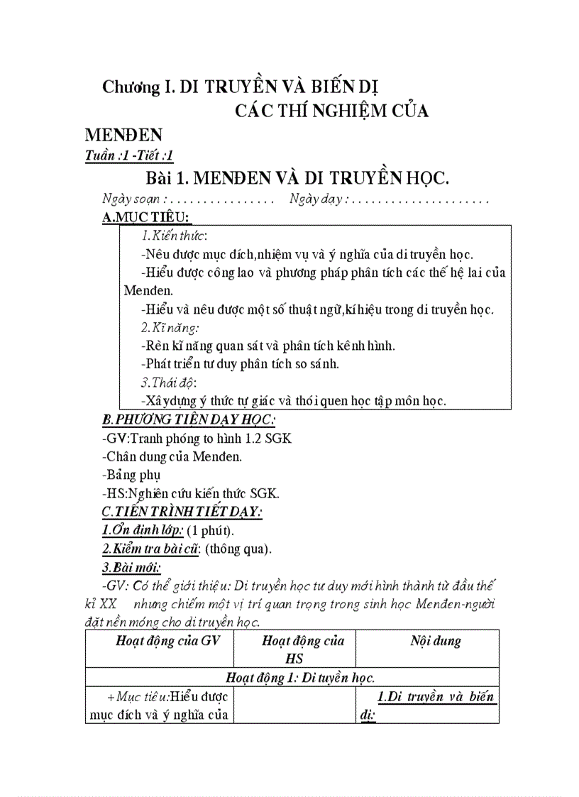 image for page Giáo án sinh học 9 mới