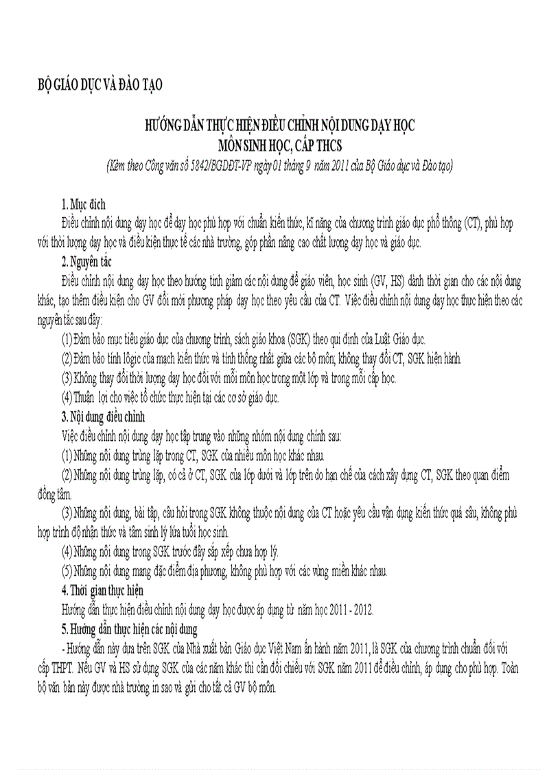 image for page HD thực hiện chương trình môn sinh học THCS