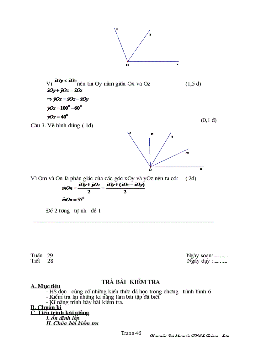 image for page Hinh hoc 6 Chuan khong can chinh