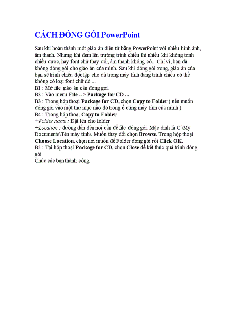 image for page Hướng dẫn đóng gói Powerpoint