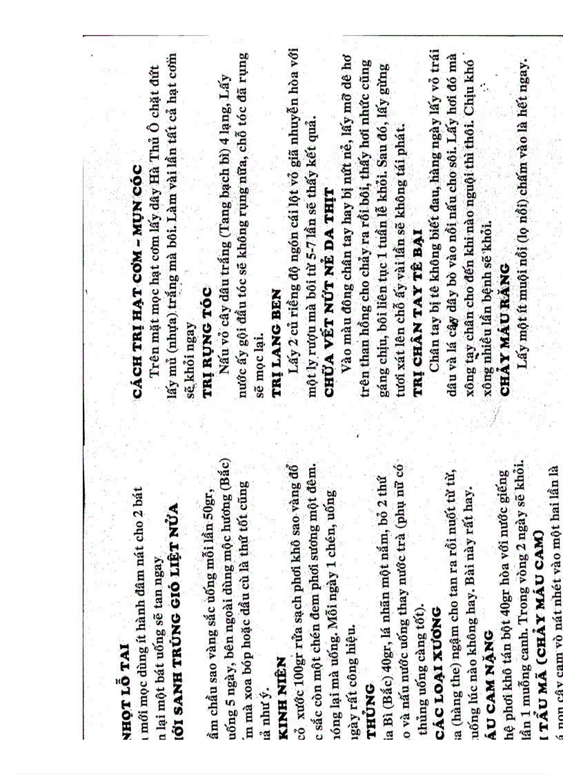 image for page Một số bài thuốc trị bệnh dân gian hay