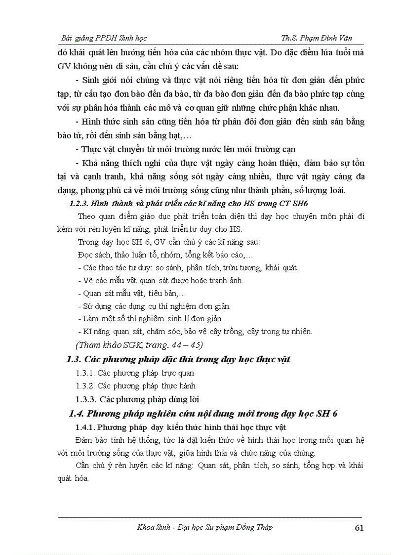 image for page Phương pháp dạy học sinh học