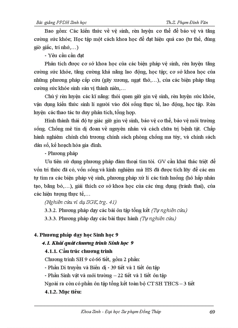 image for page Phương pháp dạy học sinh học