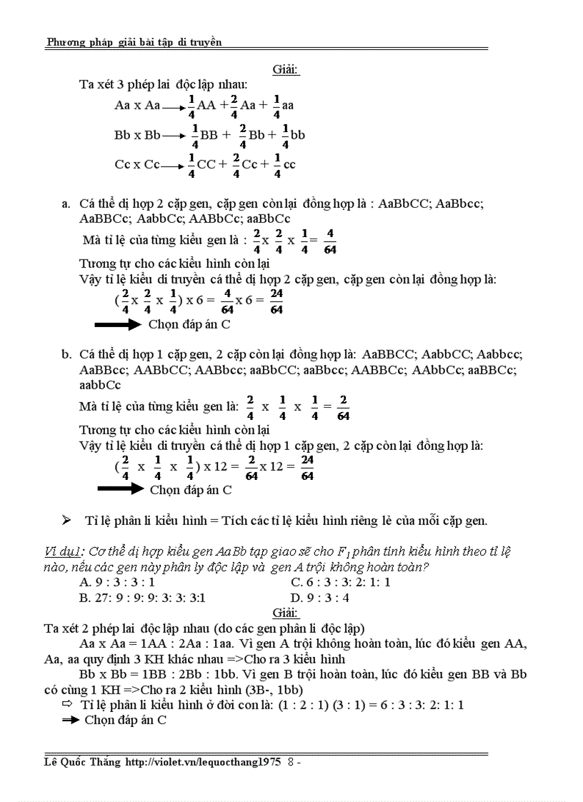 image for page Phuong phap giai bai tap di truyen SH9 doc