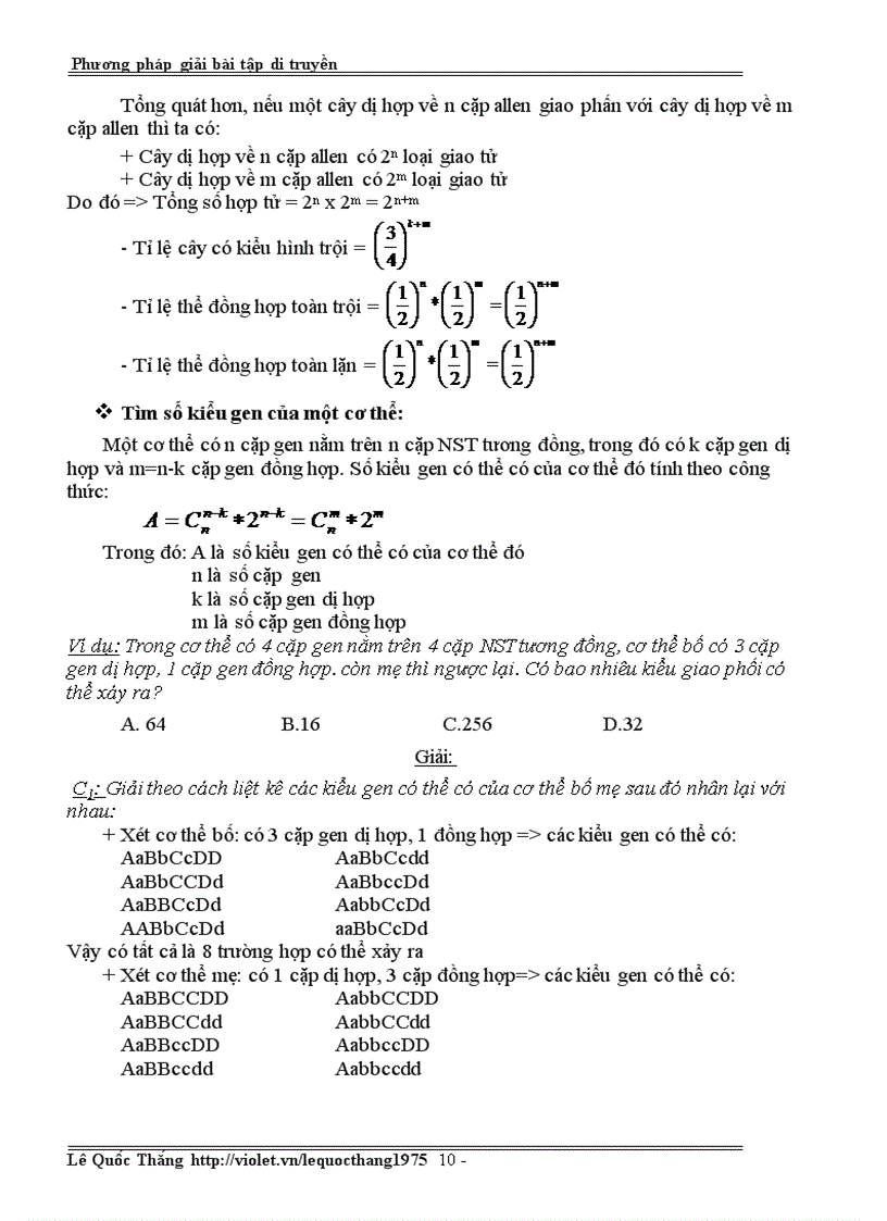 image for page Phuong phap giai bai tap di truyen SH9 doc