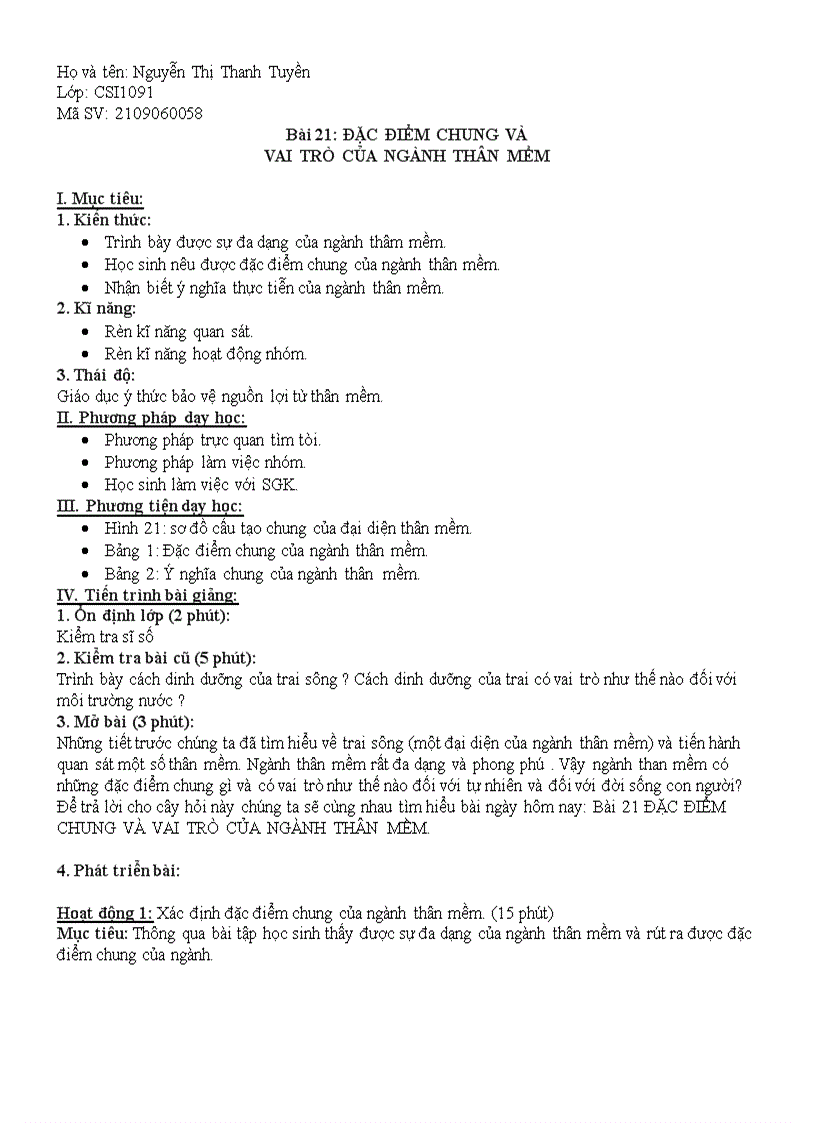 image for page Sh7 bài 21 dac diem vai tro nhanh than mem