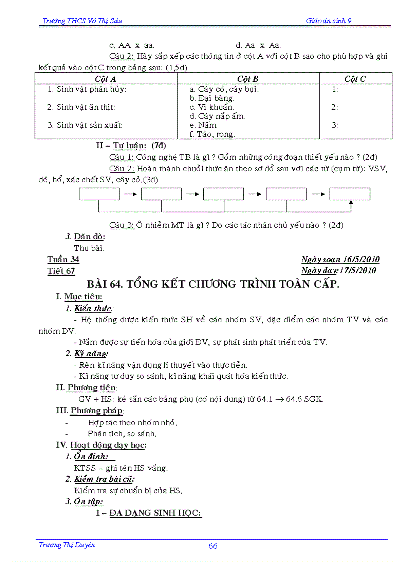 image for page Sinh học 9 k2