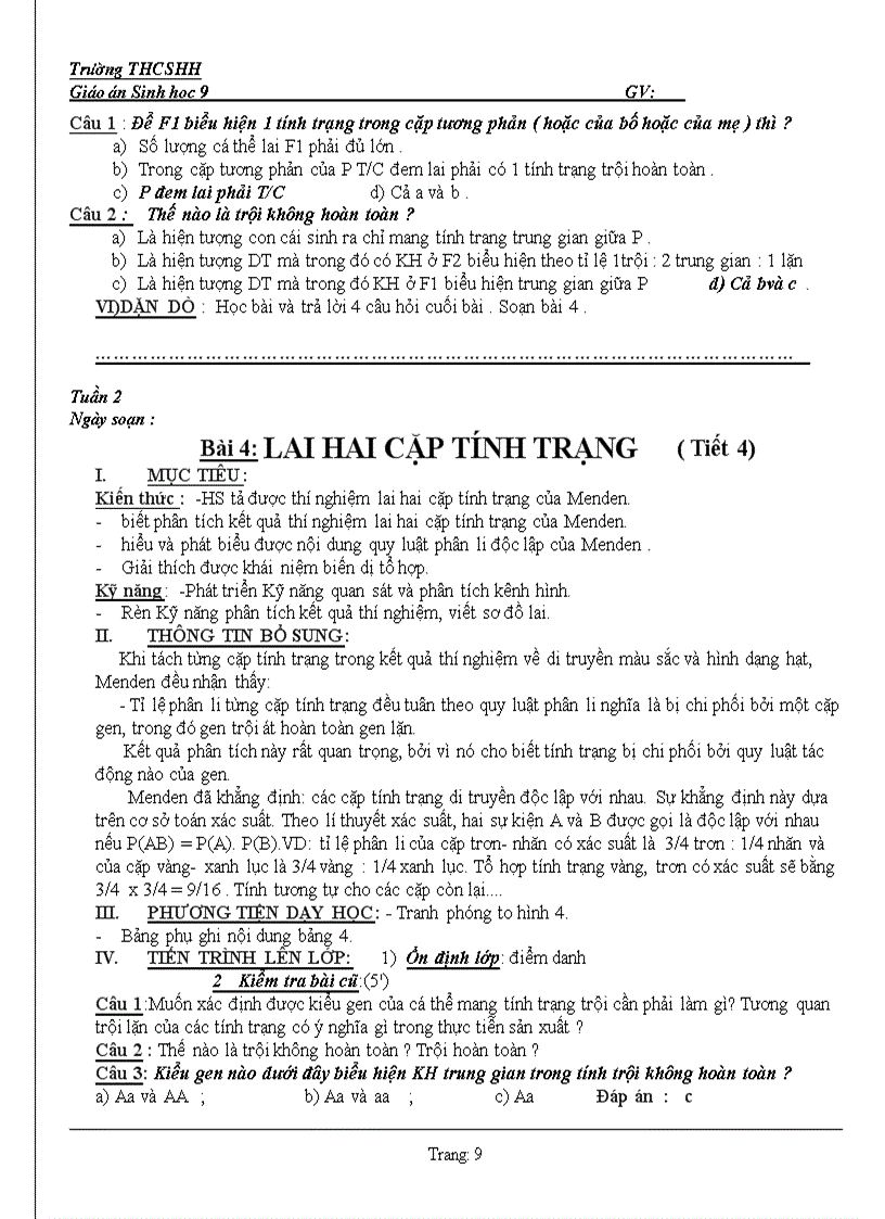 image for page Sinh 9 mới hki 08 o9