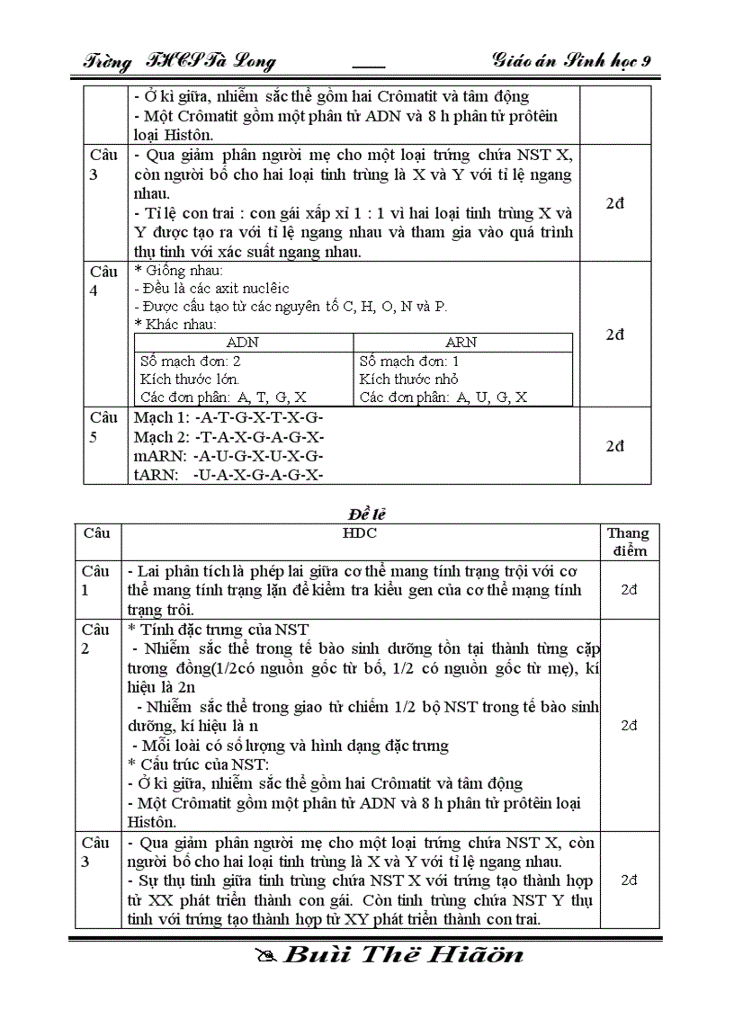 image for page Sinh 9 tiet 19 24 theo chuan co KNS