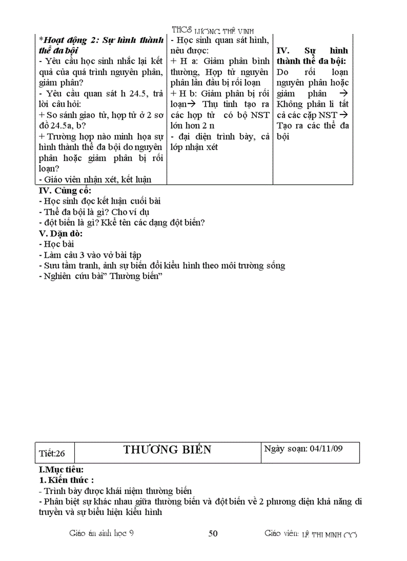 image for page Sinh học 9 HK I