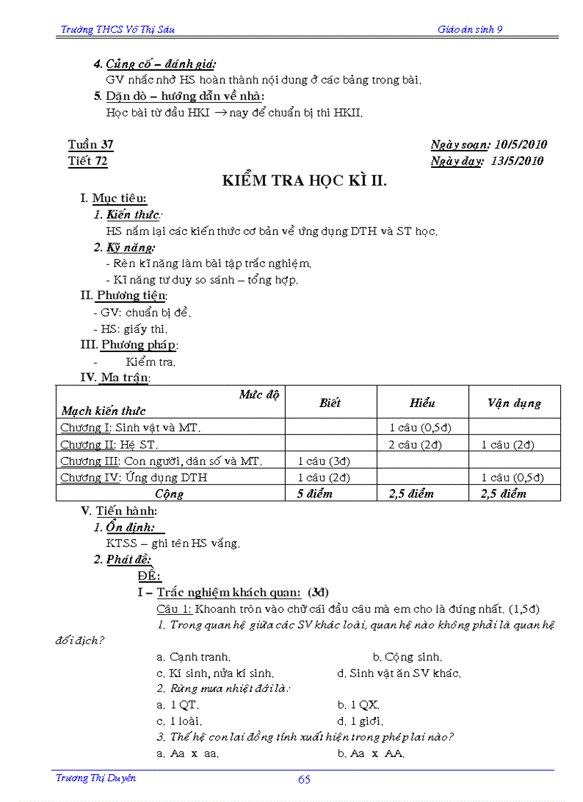 image for page Sinh hoc 9 k2 1