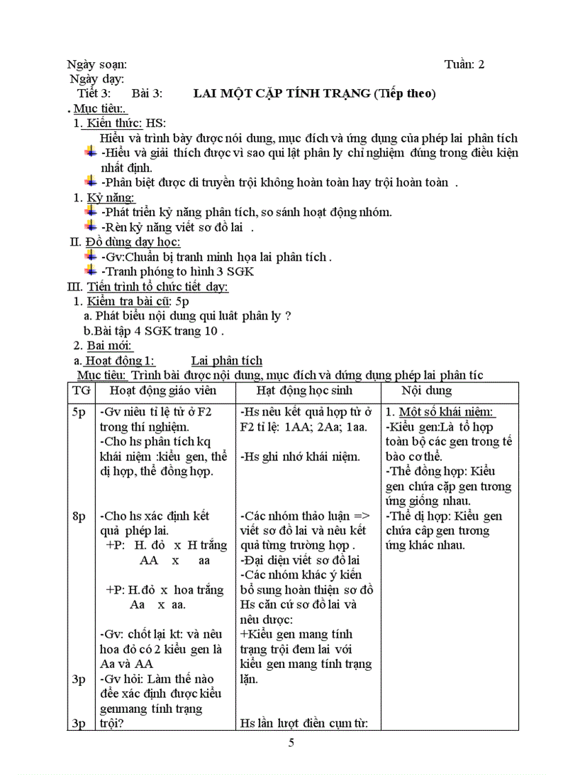 image for page Sinh hoc9 giao an 3 cot