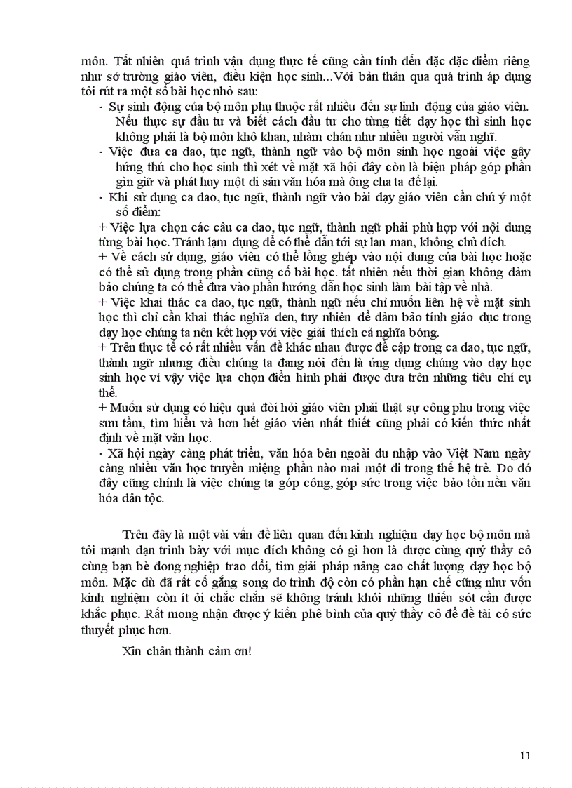 image for page Sử dụng ca dao tục ngữ trong day sinh học