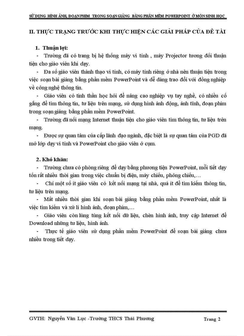 image for page Sử dụng hình ảnh đoạn phim trong soạn giảng bằng phần mềm powerpoint ở môn sinh học