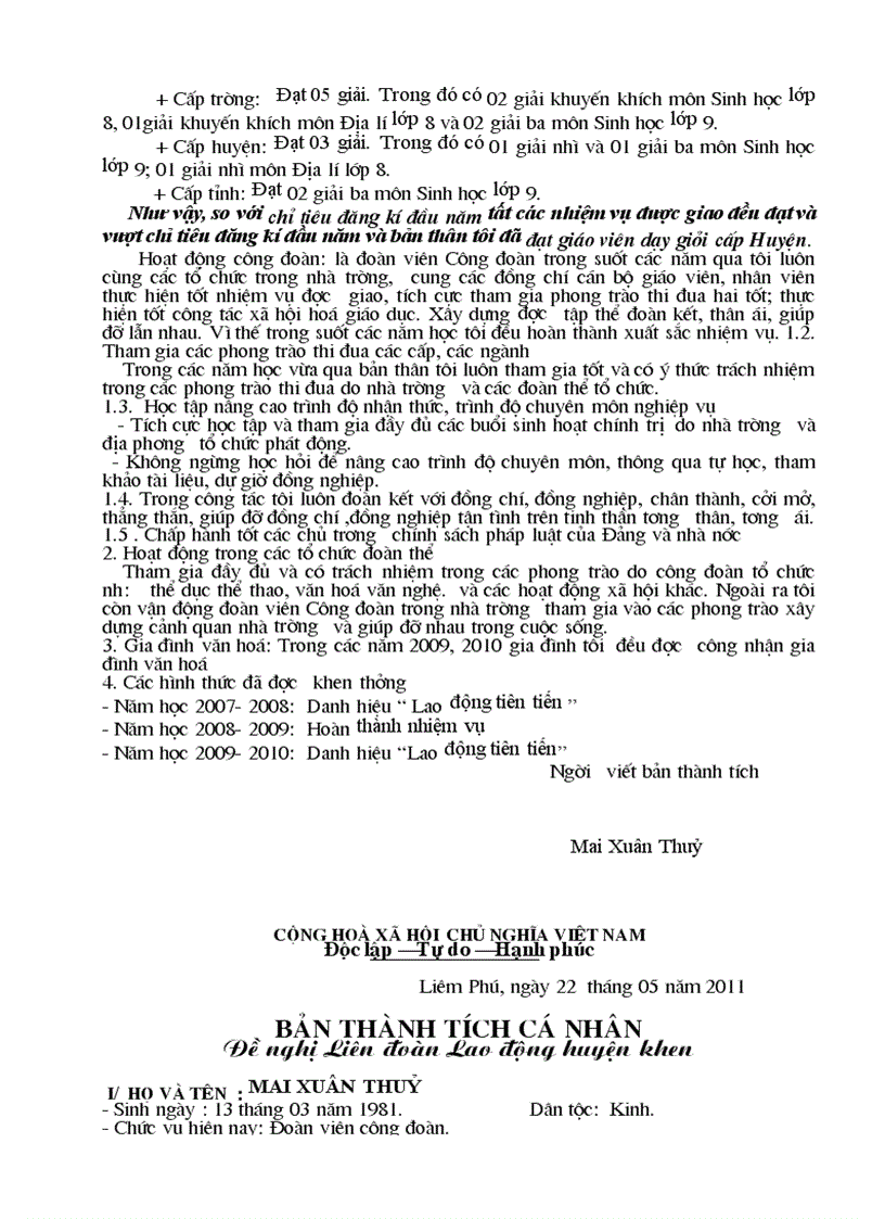 image for page Thanh tich ca nhan