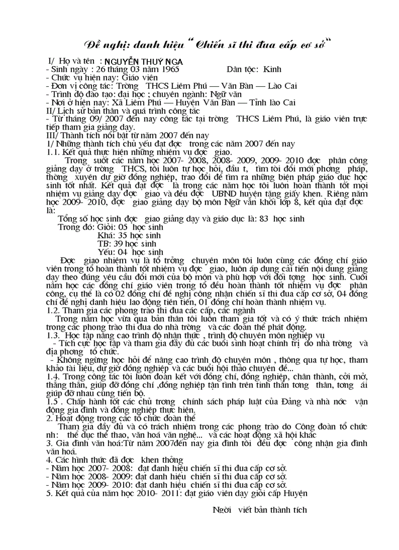 image for page Thanh tich ca nhan