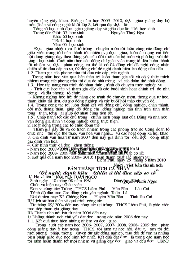 image for page Thanh tich ca nhan