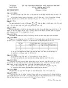 Thi HSG Sinh học 9 tỉnh Thanh Hóa 06 07