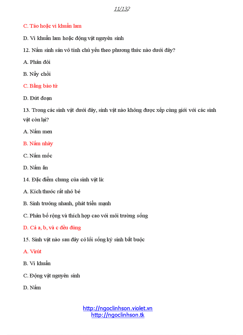 image for page 579 câu trắc nghiệm đáp án theo chương bài Sinh học 10