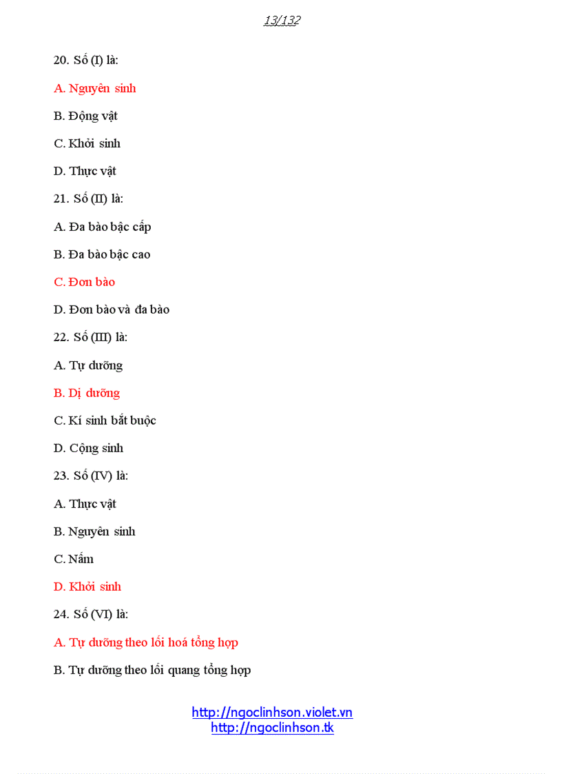 image for page 579 câu trắc nghiệm đáp án theo chương bài Sinh học 10