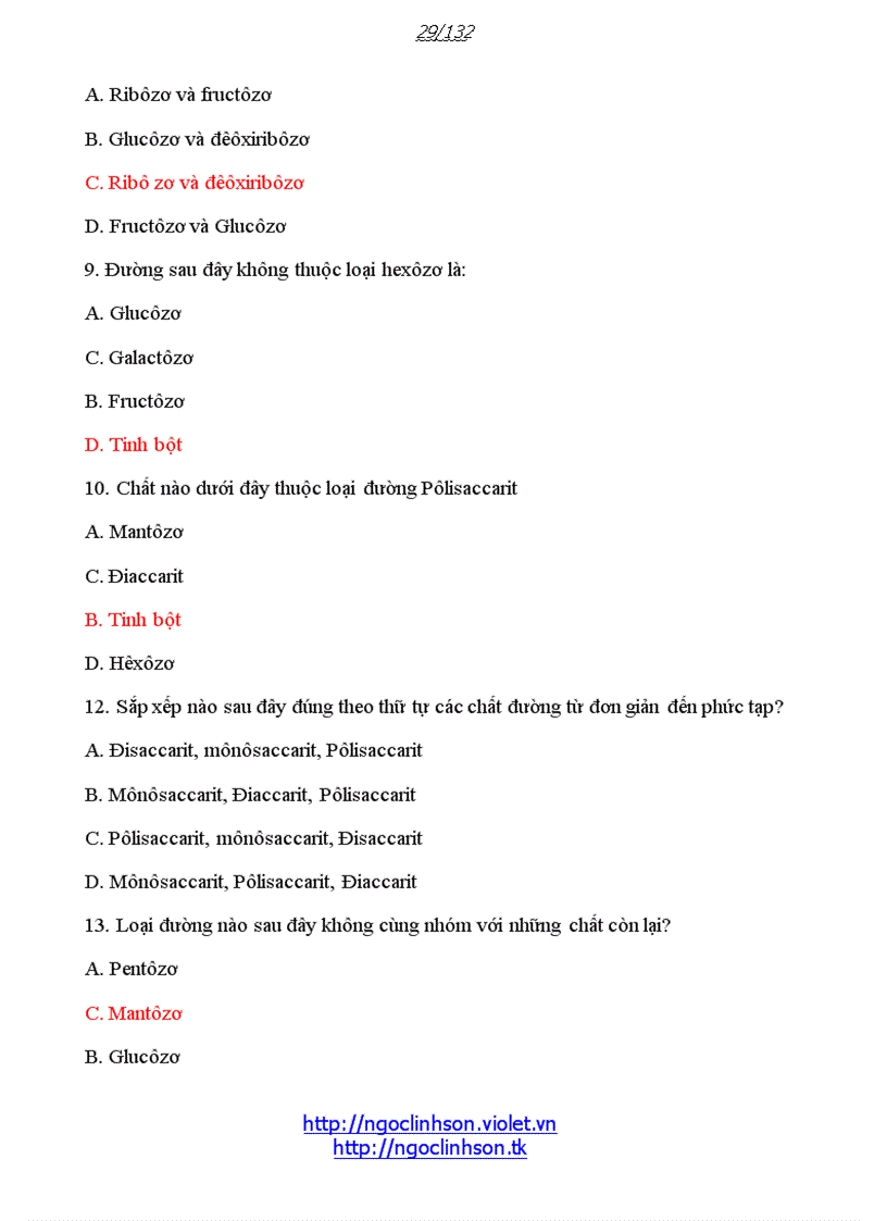 image for page 579 câu trắc nghiệm đáp án theo chương bài Sinh học 10