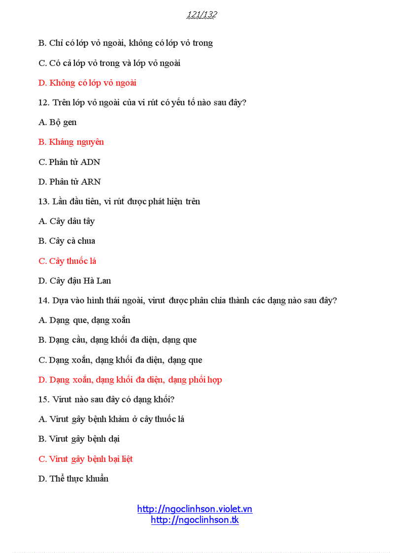 image for page 579 câu trắc nghiệm đáp án theo chương bài Sinh học 10