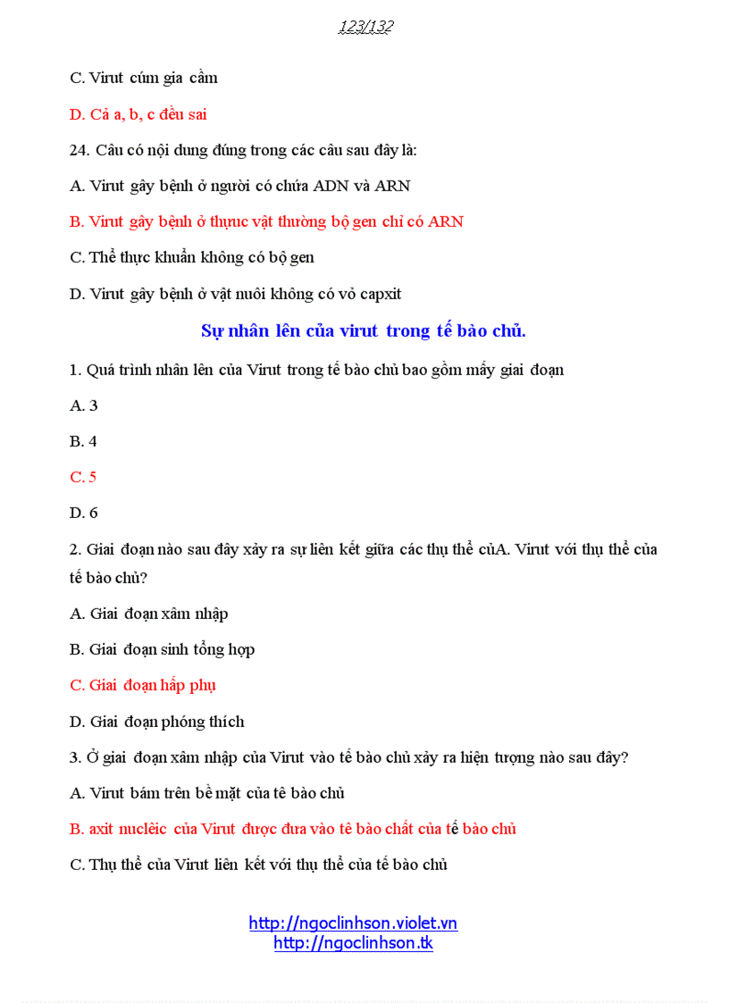 image for page 579 câu trắc nghiệm đáp án theo chương bài Sinh học 10