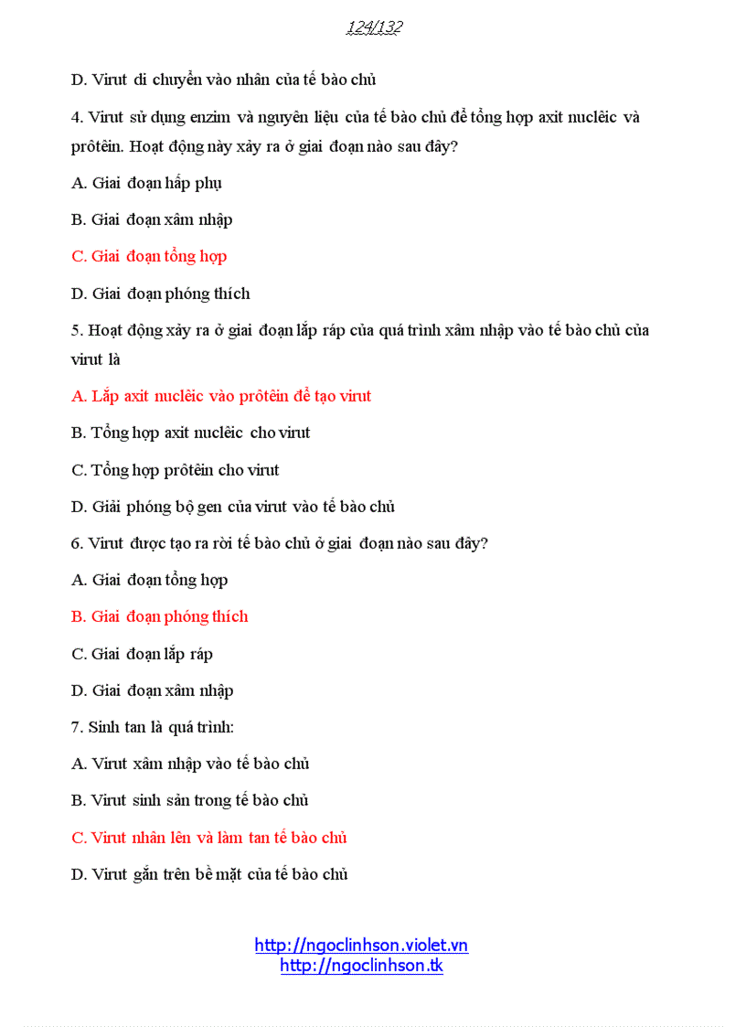 image for page 579 câu trắc nghiệm đáp án theo chương bài Sinh học 10