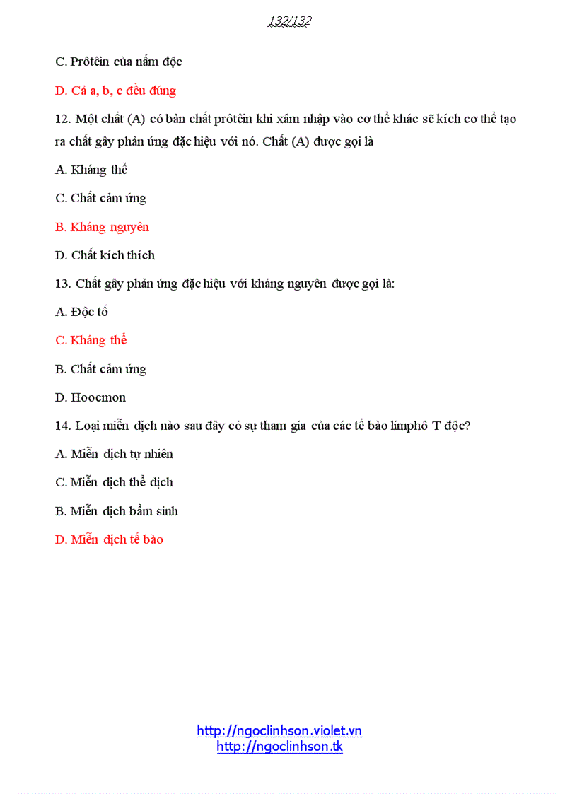 image for page 579 câu trắc nghiệm đáp án theo chương bài Sinh học 10