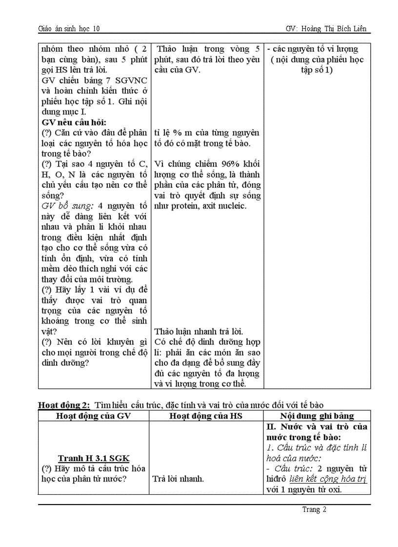 image for page Bai 3 các nguyên tố hóa học và nước