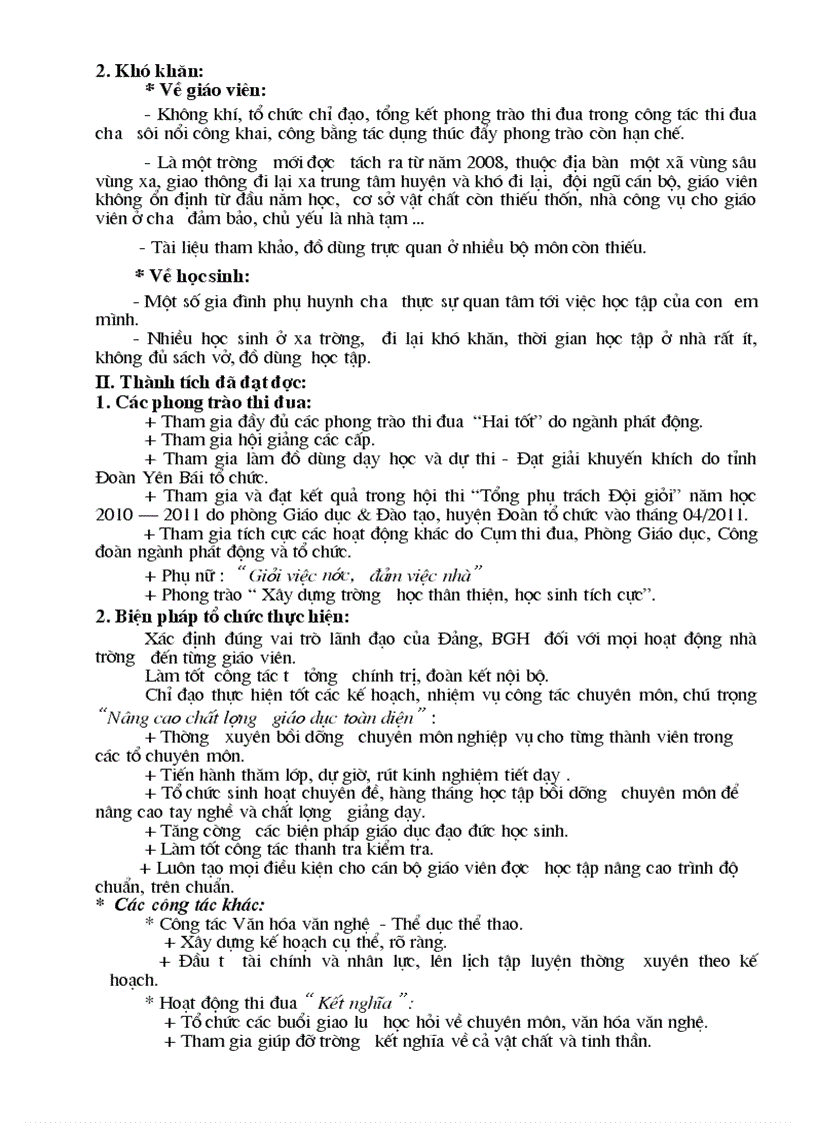 image for page Bao cao thanh tich tap the nha truong