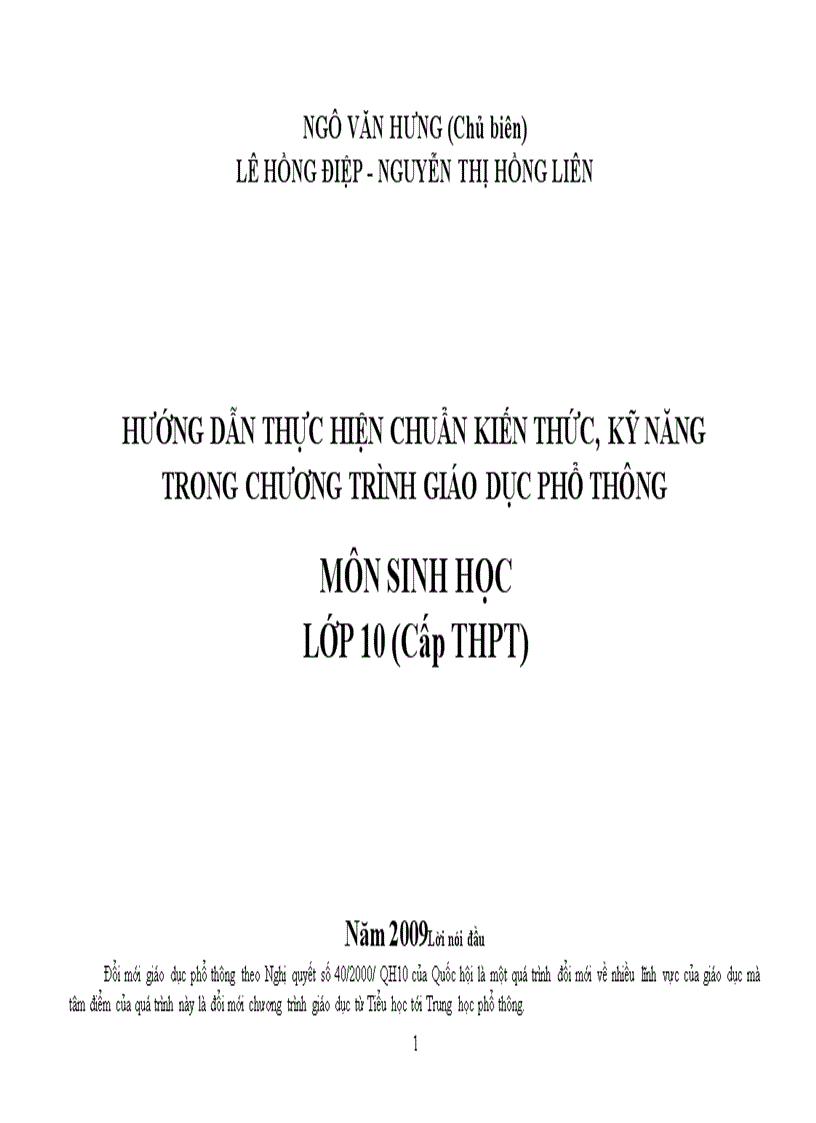 image for page Chuẩn kt kn sinh học 10