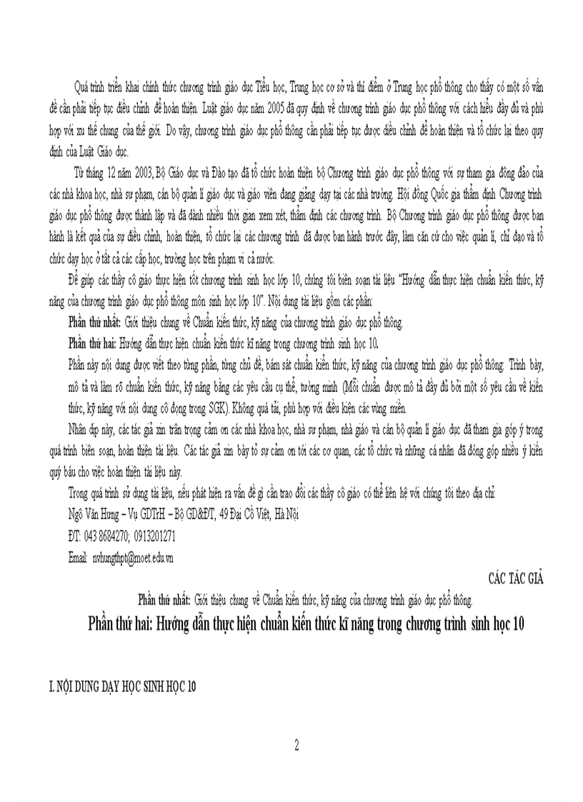 image for page Chuẩn kt kn sinh học 10