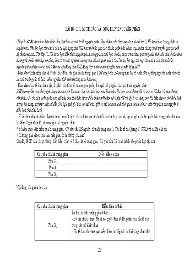 image for page Chuẩn kt kn sinh học 10